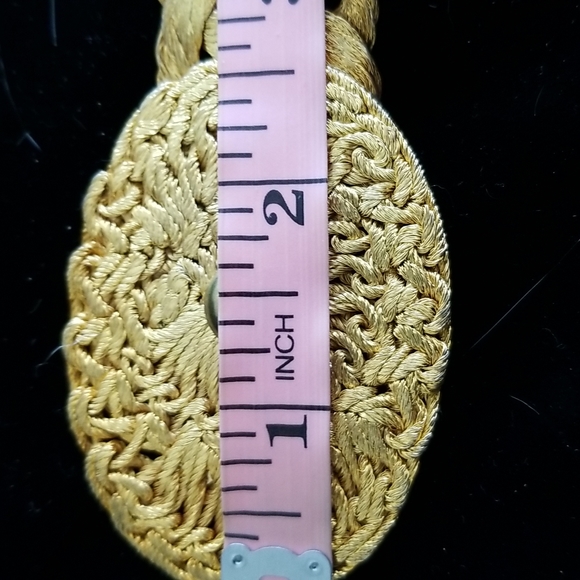 Italian Gold-Toned Metallic Belt - Picture 7 of 8